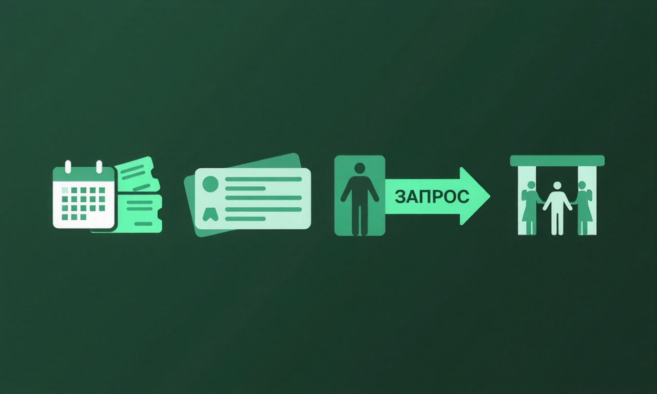 Четыре шага: дата, лента, запрос, встреча